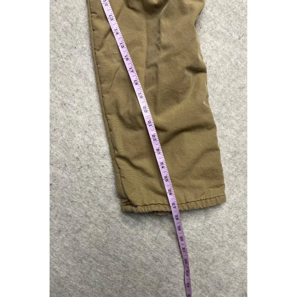 Wrangler Lined Tan Workwear Distressed Carpenter Pants 34 X 30 - Picture 12 of 13